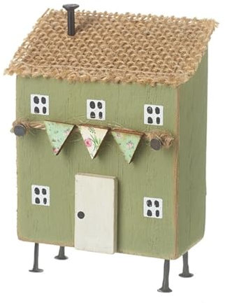 Heaven Sends Shabby Chic Wooden Green House Decoration