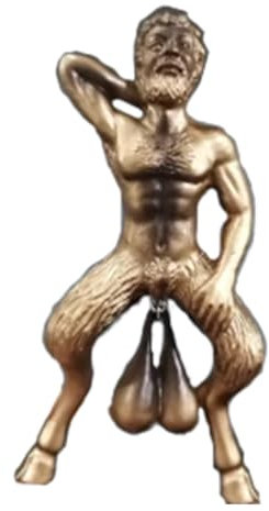 XDHLDULYK 1PCS Resin Men Creative Door Knocker,Funny Gag Gift Unique Novelty Doorbell Balls Ring Hanging Pendant Door Bell Knocking Ornaments Hardware Accessories Hilarious Gift Idea Gift