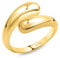 Amberta Damen Tropfen Ringe aus 925 Sterling Silber - Statement Ring Silber: Goldring 50 Größe