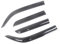 Autofenster Windabweiser Für Kia Für Ceed 2007-2019 Auto Seite Fenster Windabweiser Visiere Schwarz Regen Schutz Visor Vent Shades Dunkle Rauch Ventvisor Seitenfenster-Visier-Abweiser(2012-2019)