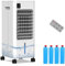 KioGro Mini Klimaanlage 8L, 3 in 1 Klimagerät Mobil mit Fernbedienung, Luftbefeuchter mit 70° Oszillation, Klimagerät Ohne Abluftschlauch, Tragbarer Luftkühler mit 1-12H Timer für Zimmer/Büro