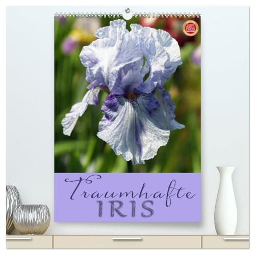 Traumhafte Iris (hochwertiger Premium Wandkalender 2026 DIN A2 hoch), Kunstdruck in Hochglanz: 12 Portraits von traumhaften Schwertlilien (CALVENDO Natur)