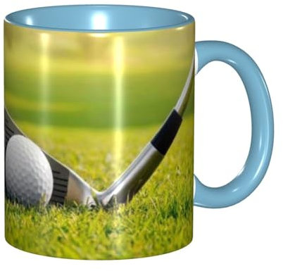 QGGHNISD Golf Mug, 330ml Coffee Cup, Ceramic Tea Cup, Suitable for Home, Office, Or Gifts