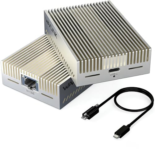 WAVLINK Adaptador Ethernet USB 4 a 10 Gbps, adaptador de red USB-C a Ethernet de 10 G con chip AQC113, compatible con Thunderbolt 3/4/5 y USB4, para Mac, Windows y Linux (se requiere controlador en