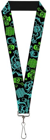 Buckle Down Unisex-Erwachsene Lanyard-1.0-Monsters Sully & Mike Poses/grrrrr Bla Schlsselanhnger, Mehrfarbig, Einheitsgröße