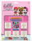 Multiprint Blister 5 Stempel für Kinder LOL Surprise, 100% Made in Italy, Benutzerdefinierte Stempelset Kinder, in Holz und Naturkautschuk, Ungiftige Waschbare Tinte, Geschenkidee, Art.05980
