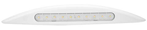 Terisass Lumière LED auvent étanche auvent pour caravanes RV et Bateau 12V 5W(Blanc)
