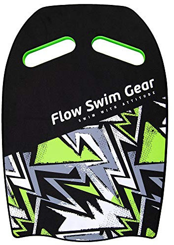 Flow Schwimm-Kickboard – Schwimmtraining aus Schaumstoff für Kinder und Erwachsene (Einheitsgröße) (höhere Vibration)