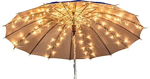 Globo LED-Schirmbeleuchtung - Transparent - L 8 m - mit 120 LED´s 3400-120D