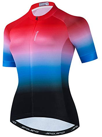 Radtrikot Damen Sportswear Fahrradbekleidung Mädchen Fahrrad Top MTB Trikots Atmungsaktiv S-2XL - - Brust 99/106 cm (XL)
