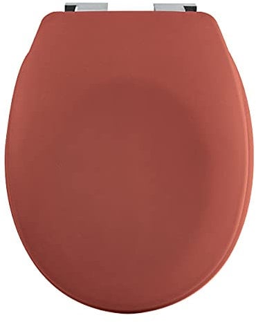 Spirella Abattant WC Thermo Dur Neela Terracotta Mat - Charnières ABS Chromé