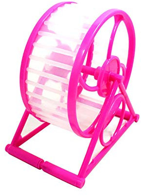 huihuijia Laufrad Hamster Holz Laufrad Für Hamster Zwerg Hamster Rad Hamster In Eine Ball Spielzeug Holz Hamster Rad Hamster Übung Ball 12cm,Rosered