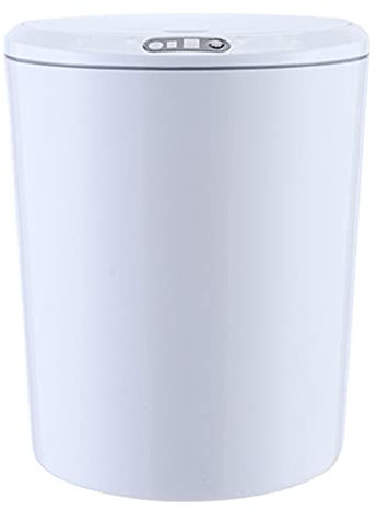 MagiDeal Poubelle à capteur 3/5L, Petite Poubelle en Plastique pour Salle de Bain, Chambre, Maison, Bureau, Salon, Cuisine, Blanc 5L