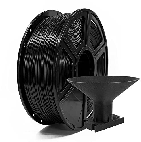 Flashforge ASA Filament 1,75 mm, 3D-Drucker-Filamente, 1 kg Spule, Maßgenauigkeit +/- 0,02 mm, umweltfreundlich, kein Rauch und kein Geruch (schwarz, ASA)