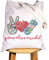 WZMPA Kosmetiktasche für Häkelliebhaber, gehäkelt, Geschenke, Frieden, Liebe, Häkeln, Make-up, Reißverschluss, Tasche für Frauen und Mädchen, 23 cm (L) x 23 cm (H), Häkeltasche Peace, Small