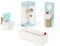 SOKA Wooden Bathroom Playset Pretend Play Doll House Furniture Set Realistic Miniature Display Model Figures Loo Bathtub Toilet Sink for Children Kids Girls Ages 3 year old +