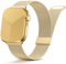 Yoohoo Adjustable Metal Strap Compatible with Apple Watch Straps 38mm 40mm 41mm 42mm(Series 10) Women Men,Upgraded Replacement Band for iWatch Series 10 9 8 7 6 5 4 3 2 1 SE Double Magnetic,Gold