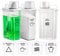 VUNDO [3 Pack] Liquid Laundry Detergent Dispenser For Laundry Room Organization And Storage, 78oz Large Capacity Laundry Soap Containers With 12 Removable Labels, BPA Free & PET Plastic Clear