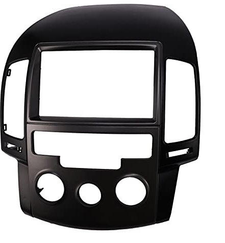Radioblende,doppel Din Einbaurahmen 2 DIN-Radio-Faszien-Facia-Fit für Hyundai I30 FD I30CW. Stereo-Panel Radio Dash Kit Montageteilrahmen - linke Fahrt