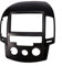 Radioblende,doppel Din Einbaurahmen 2 DIN-Radio-Faszien-Facia-Fit für Hyundai I30 FD I30CW. Stereo-Panel Radio Dash Kit Montageteilrahmen - linke Fahrt