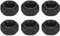 sourcing map Lot de 6 écrous hexagonaux 9/16-12 en acier au carbone de qualité 8.8 pour boulons à vis, oxyde noir