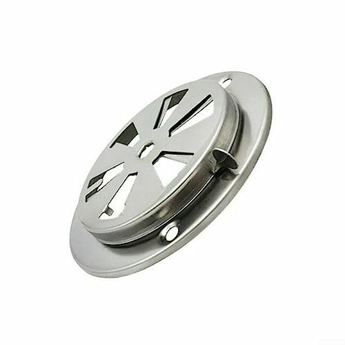 DAZZLEEX BBQ Smoker Air Vent, BBQ Grill Smoker Herd Air Vent Dämpfer Ersatzteile, Ofenentlüfter (95 mm)
