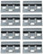 fiXte Heavy Duty Kitchen Cabinet Hanging Brackets Hanger Plate for Wall Mounting Cupboards 63mm x 38mm x 1.6mm (8 Pack)