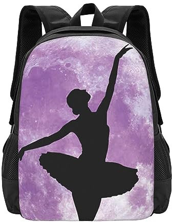 Djnni Galaxy In The Universe Einfacher Rucksack mit großer Kapazität Business Computer Rucksack Wandern Rucksack Arbeitstasche Unisex Mode, Ballerina Dance, One size