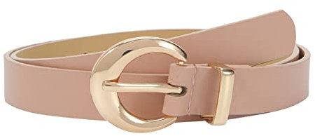 Duohropke Ceinture en cuir pour femme - 110-180 cm - Taille normale - Grande taille - Design fleur creuse - 3 cm de large - Noir - Ceinture de travail pour femme - Ceinture en jean, Rose, taille