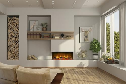 Acantha Aspire Panoramic Media Wall Electric Fire (31/79cm)