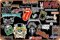Muecddoa Rock-n-Roll, Musik, Rock and Roll, Bands, Rockbands, Rockbands, Rockmusik, Vintage-Poster, 20,3 x 30,5 cm, Retro-Vintage-Blechschild für Zuhause, Bar, Pub, Garage, Dekoration, Geschenke