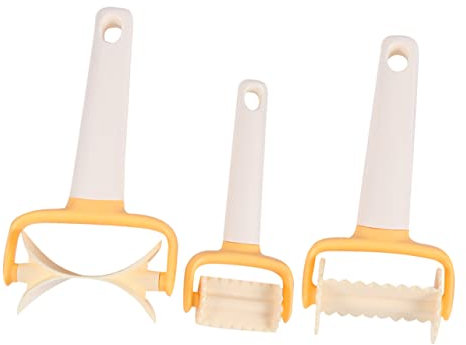 MAGICLULU Set Di Per Biscotti in Plastica Per Fondente Tagliabiscotti A Rulli Per Tagli Circolari