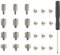 ZDE 24PCS M.2 SSD Screws Kit NVMe M.2 SSD Mounting Screws Computer Motherboard Screws Components for Asus MSI Gigabyte ASRock Motherboard and Raspberry Pi 5