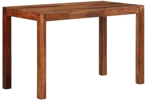 vidaXL Esstisch 120x60x76 cm Massivholz Akazie