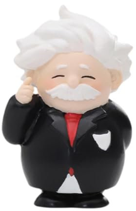 Kuntesetty Figur des Lernens, Statue, Fengshui-Dekoration für Schreibtisch und Regal, Einstein