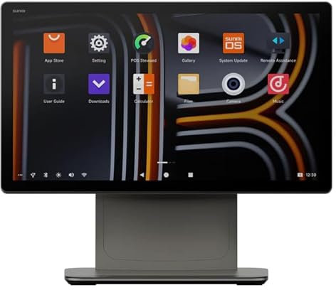 SUNMI D3 PRO - Caisse Enregistreuse Tactile - Système de Caisse Écran Tactile 15.6 FHD - Android 13 - Connexion Wi-Fi et Bluetooth - Caisse Enregistreuse Professionnelle pour Restaurants et Commerces