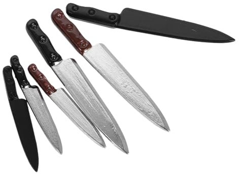 VICASKY 6St Werkzeugmodell Messer küche spielzeugmesser Puppenhaus-Küche Mini-Sachen für Puppen Miniaturfiguren Mini-Geschirrmodell Puppenhausessen Mini-Vers-Küche Harz