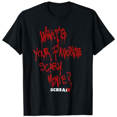 Scream 6 Favorite Scary Movie Camiseta