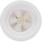 Cryfokt RV Solar Ventilation Fan, ABS Material Ceiling Vent with Fan for Camper, Marine, Trailer, Shed, for RV Solar Ventilation Fan, Solar Shed Fan, Efficient Ventilation (White)