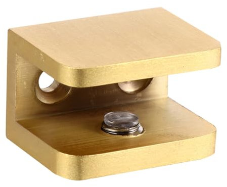 HOMSFOU Pince Sous Verre Pour Étagère Clip De Fixation Pour Verre Affichage Support Robuste Pour Salle De Bain