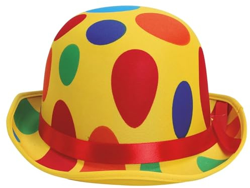 CREATIV DISCOUNT Melone Clownshut mit bunten Punkten