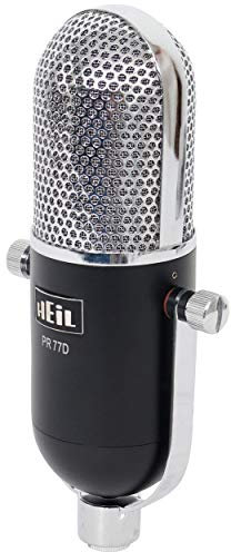 HEiL sound PR77DBK Award Winning Dynamic Microphone - Podcast Microphone, Streaming Microphone, and Recording Microphone