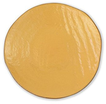 Novità Home Mediterraneo 4 Piatti Piani Gres Giallo