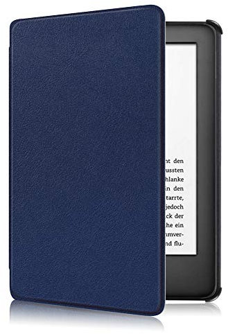 Kepuch Custer Cover per Kindle 2019 10th,PU-Pelle Case Custodia per Kindle 2019 10th - Blu
