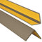 ProfiPVC Winkelprofil 35x35mm, 130cm - Kunststoffwinkel aus PVC-Gummi - selbstklebend Kantenschutzprofil, elastischer Kantenschutz - Eckschutzprofil, einfache Montage - Messing