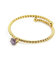 marlu ANELLO CRISTALLO VIOLA 3 MM PVD ORO 18an116gp-s