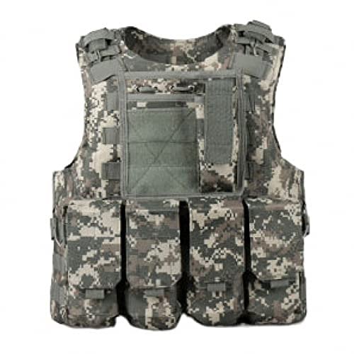 MAOTN Children'S Tactical Vest,shooting Military Field Combat Plate Carrier, Airsoft Paintball Equipment,With steel wire1