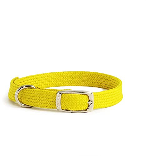Ancol Softweave Collar Mustard Recycled Webbing for Dogs - Eco Friendly Design Size 3 28-36cm - Small/Medium