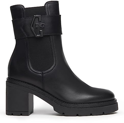 Nero Giardini I309160D Stivaletti Chelsea Donna In Pelle - Nero 36 EU