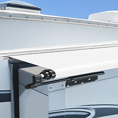 Dulepax-RV Slide Out Awning Fabric Replacement-(46 x 170, White- Fabric only)-Universal Slide-Topper Replacement for 5th Wheel RVs, Travel Trailers and Motorhomes
